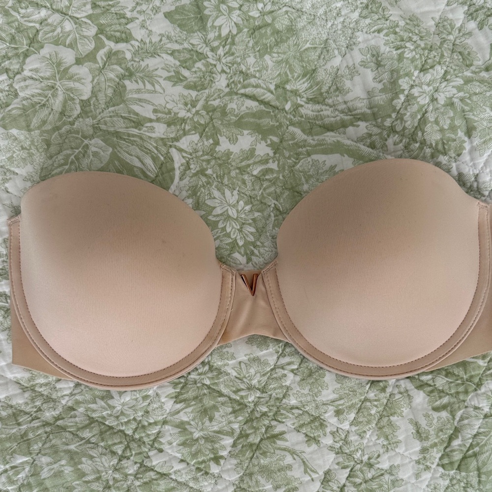 Victoria Secret Strapless Tan Bra